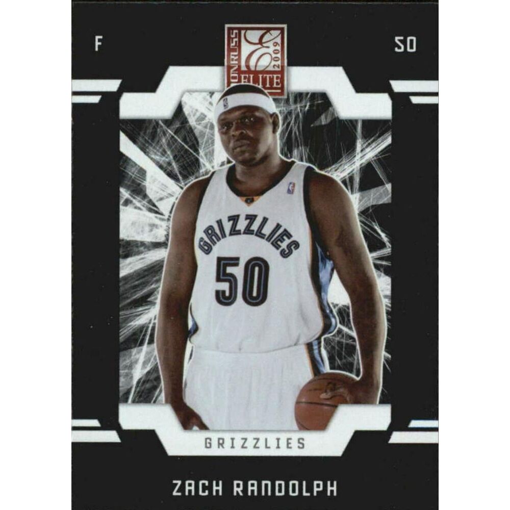 2009 Donruss Elite Basketball Card - #52 Zach Randolph